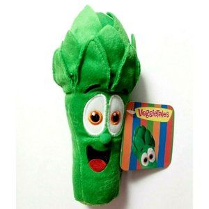 Junior Asparagus VeggieTales Green Toy Plush 2015 Stocking Stuffer Gift for Kids